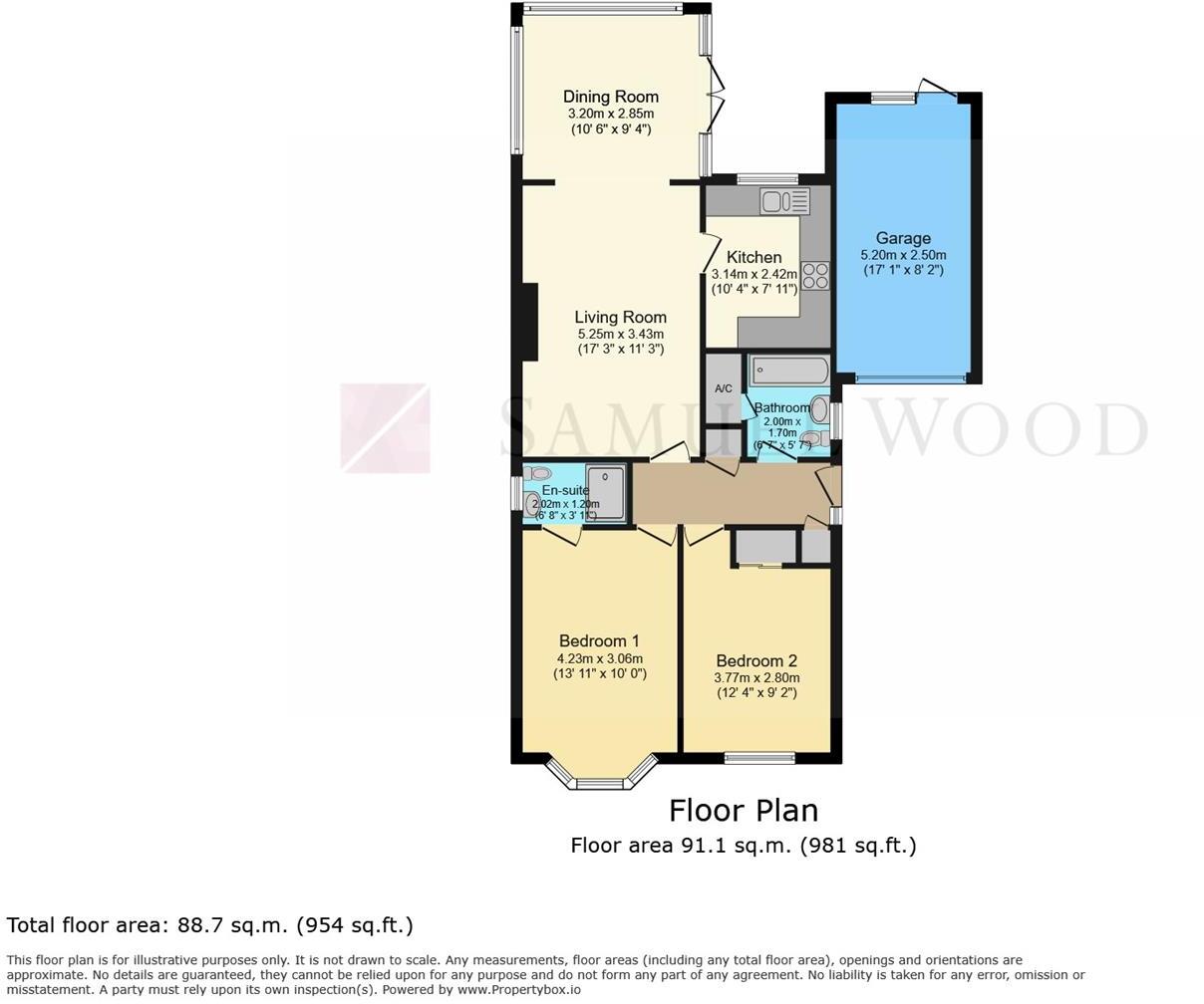 Castleford Road, Ludlow floorplan