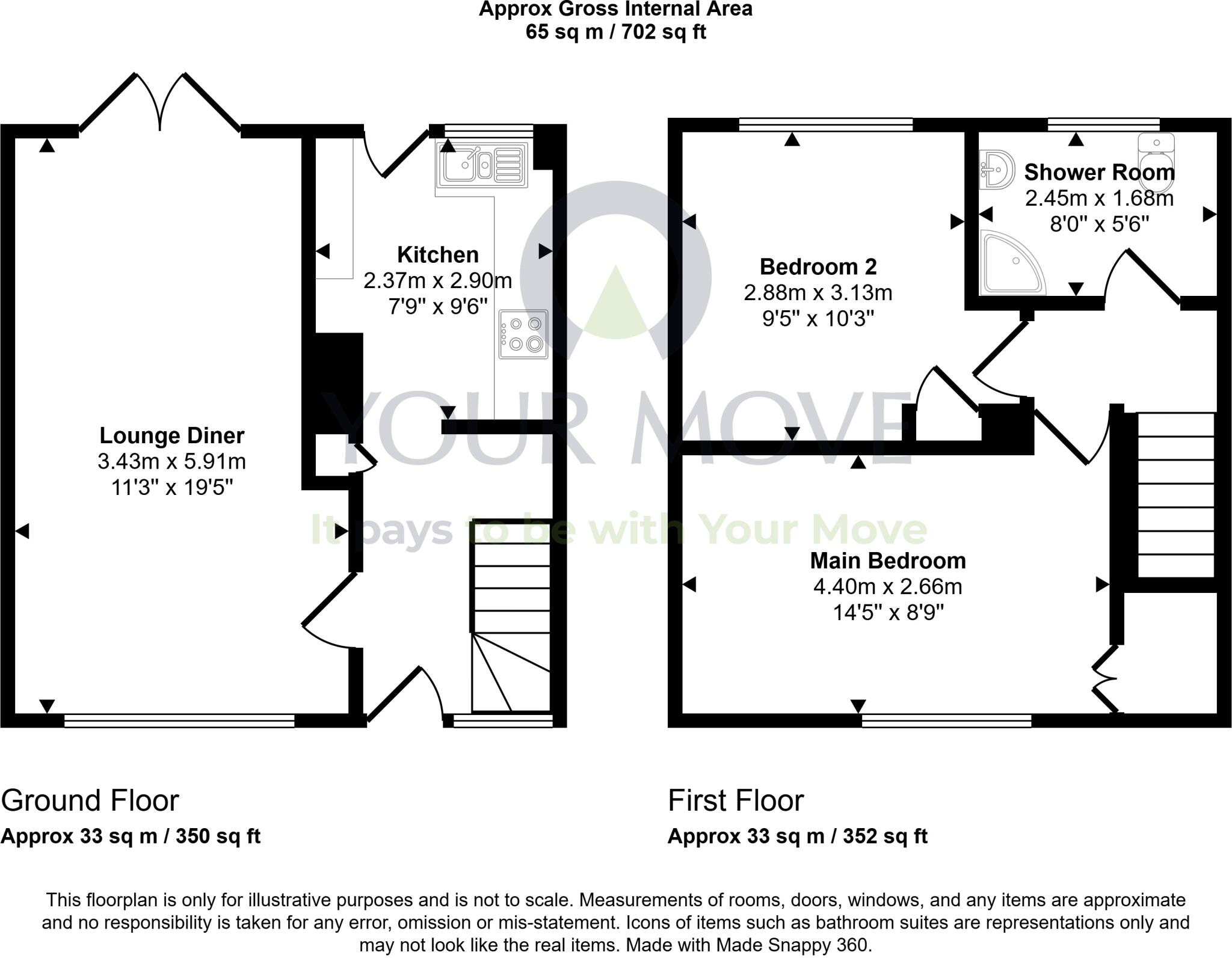 Napier Road, Glenrothes, Fife, KY6 floorplan