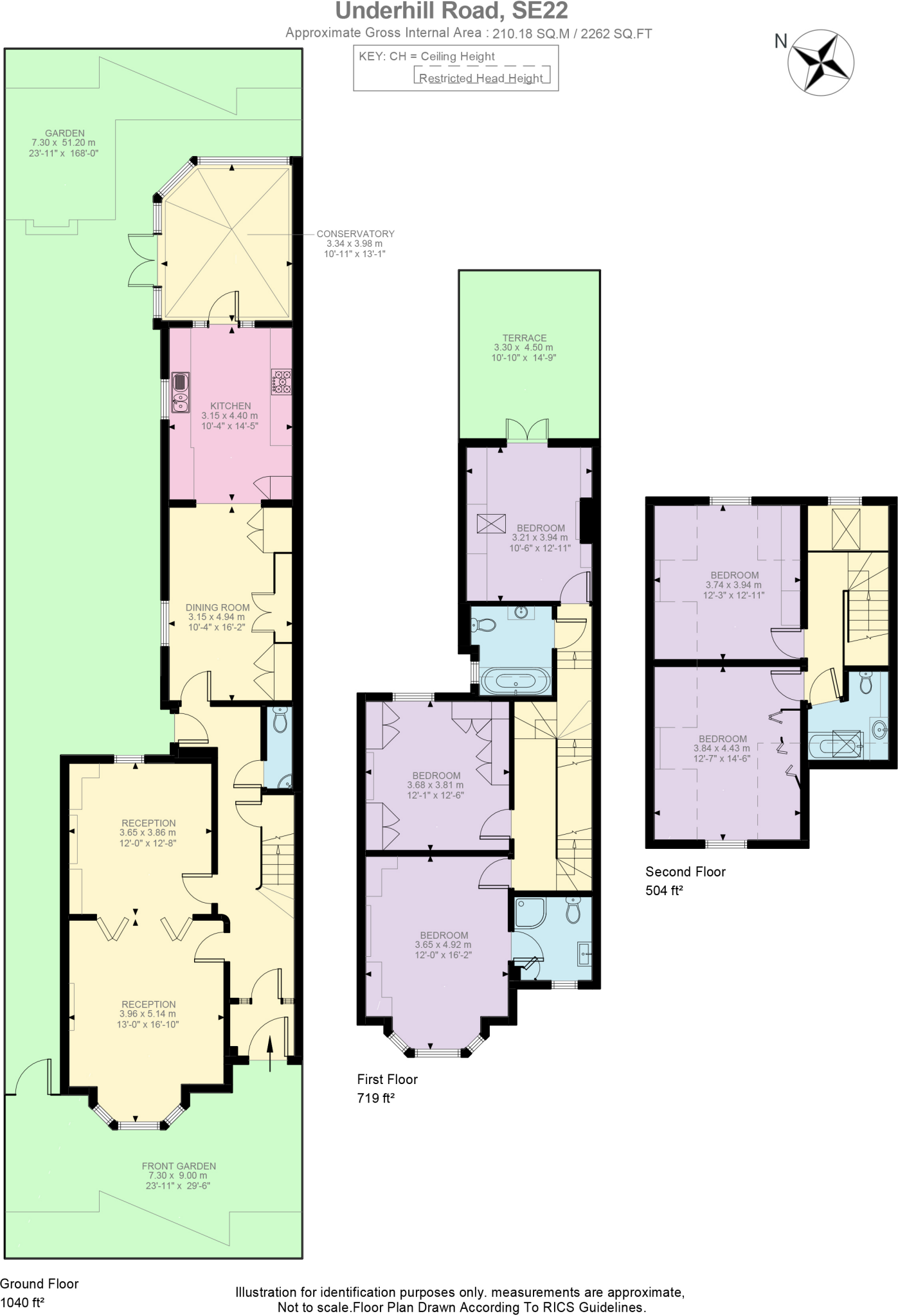 Underhill Road, London, SE22 floorplan