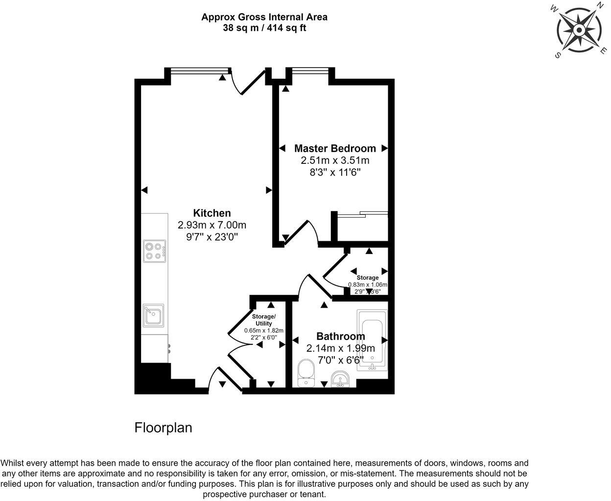 Stanley Street, Salord floorplan