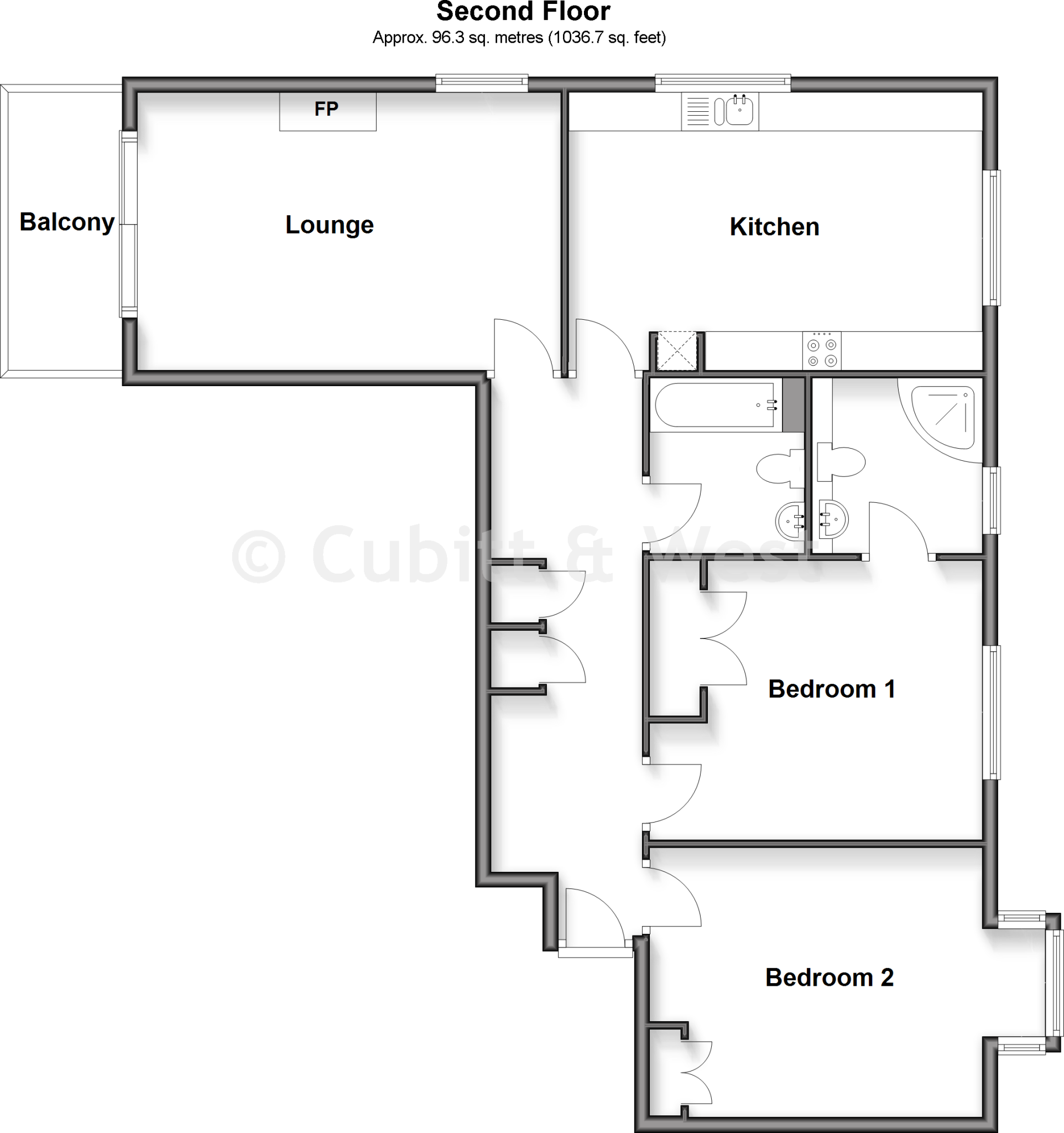 West Avenue, Worthing, West Sussex floorplan