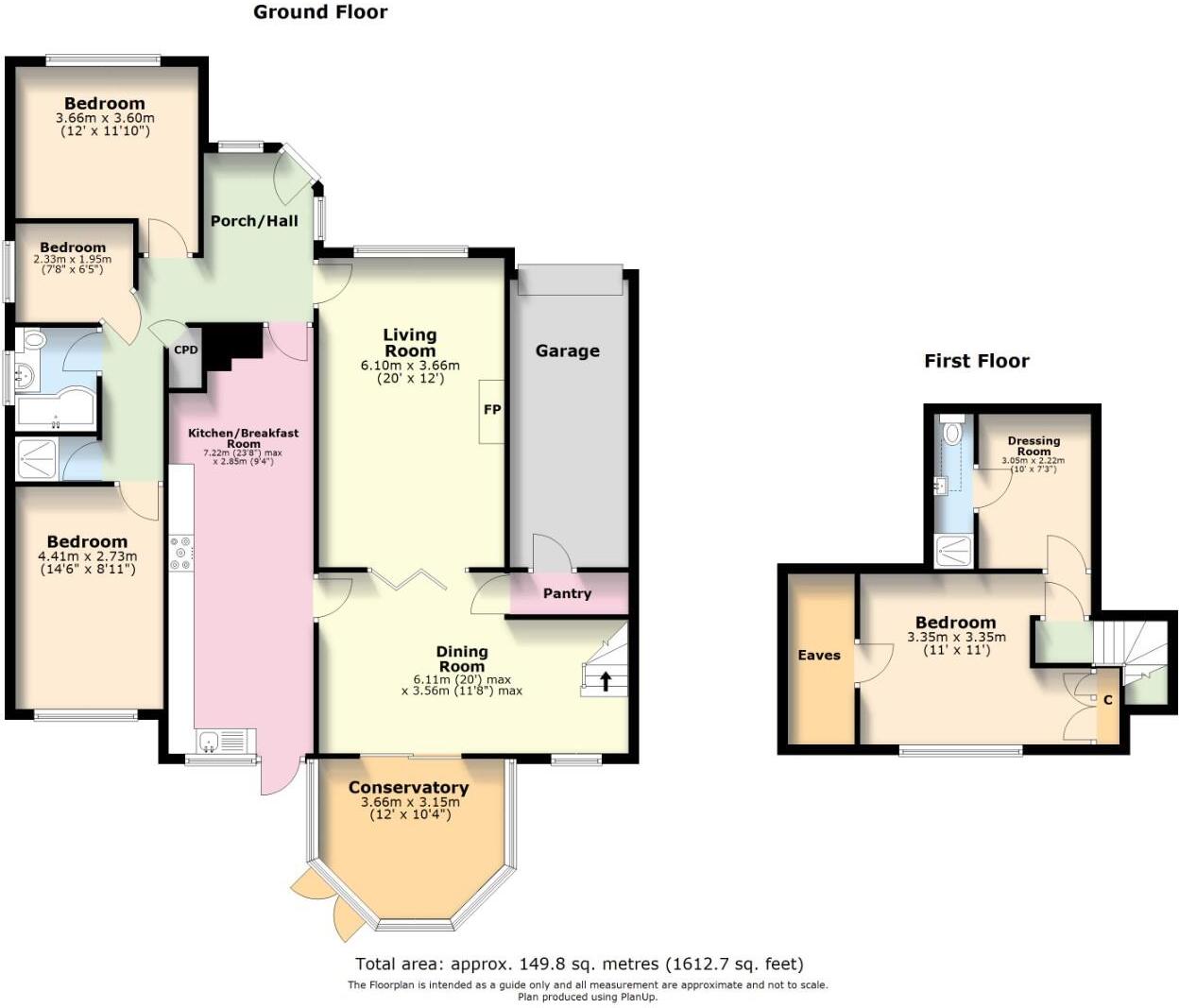 Gallows Hill, Hadleigh floorplan