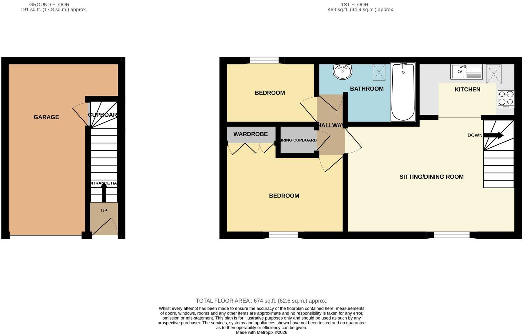 Rogers Walk, Cotford St. Luke, TA4 floorplan