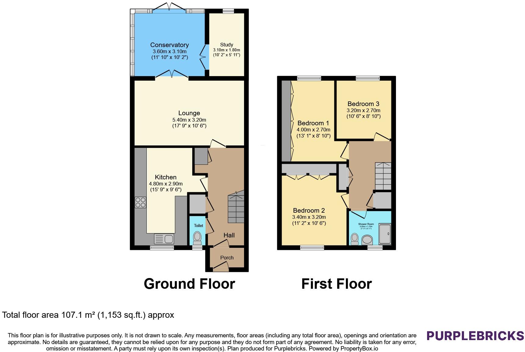 Rowan Drive, Durham, DH1 floorplan