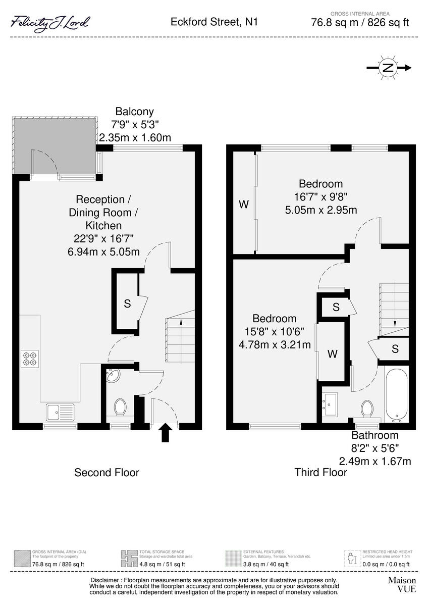 Eckford Street, London floorplan