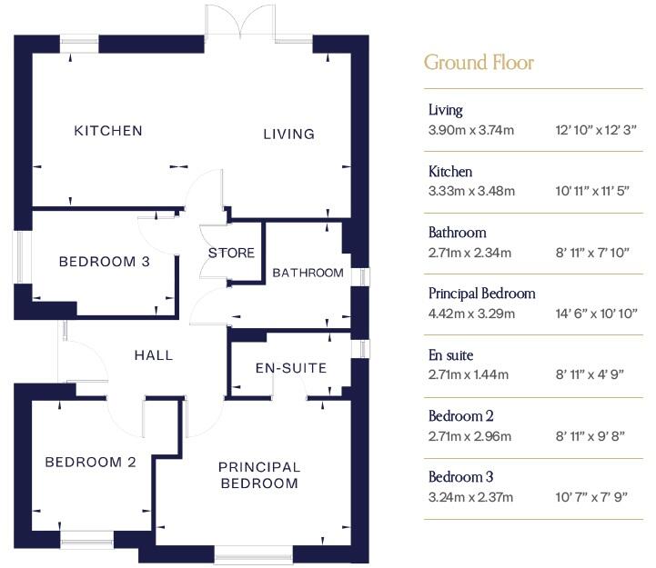 Geraldine Road, Malvern floorplan