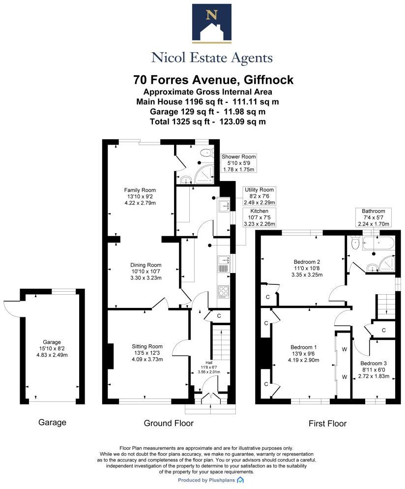 Forres Avenue, Giffnock floorplan