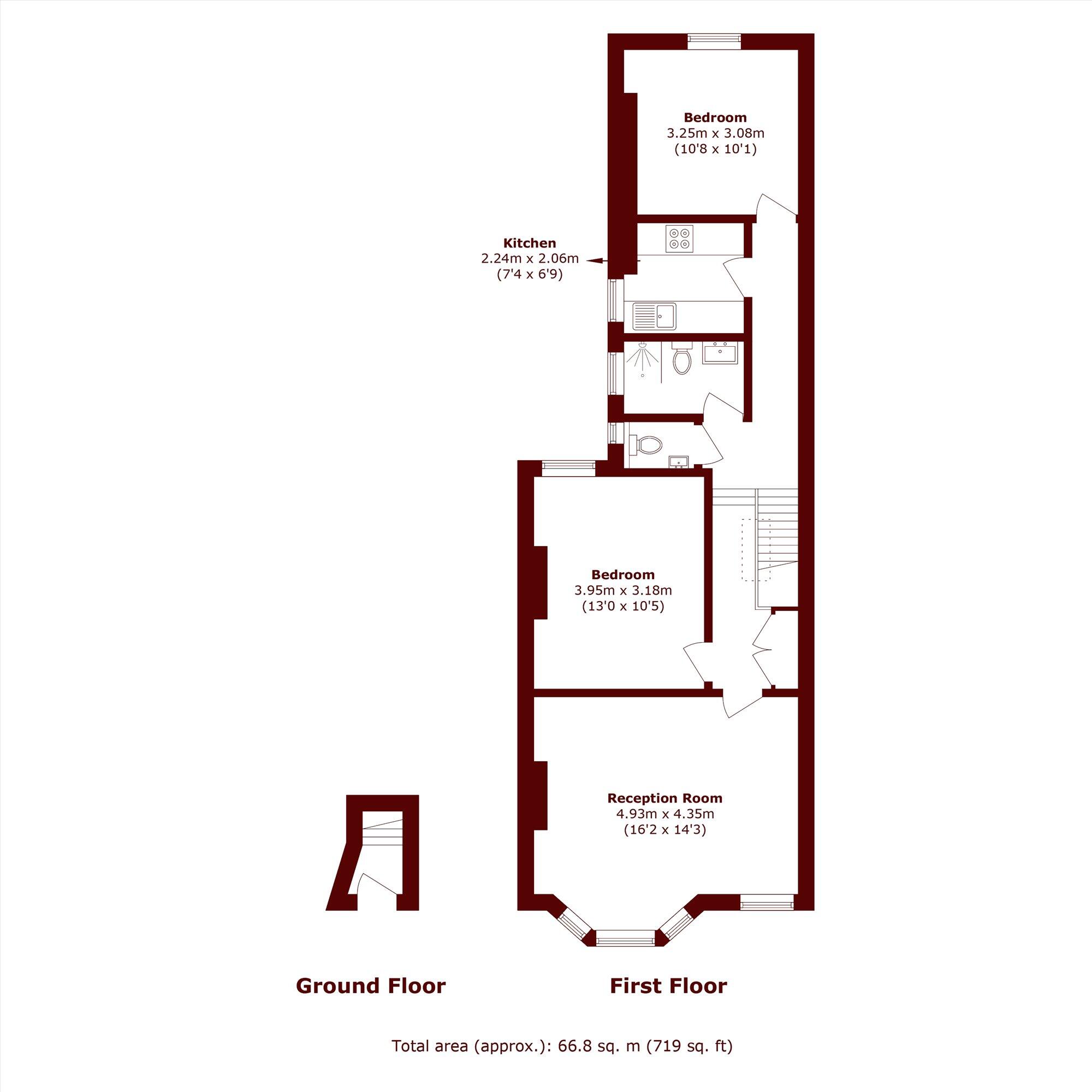 Cavendish Road, Balham floorplan