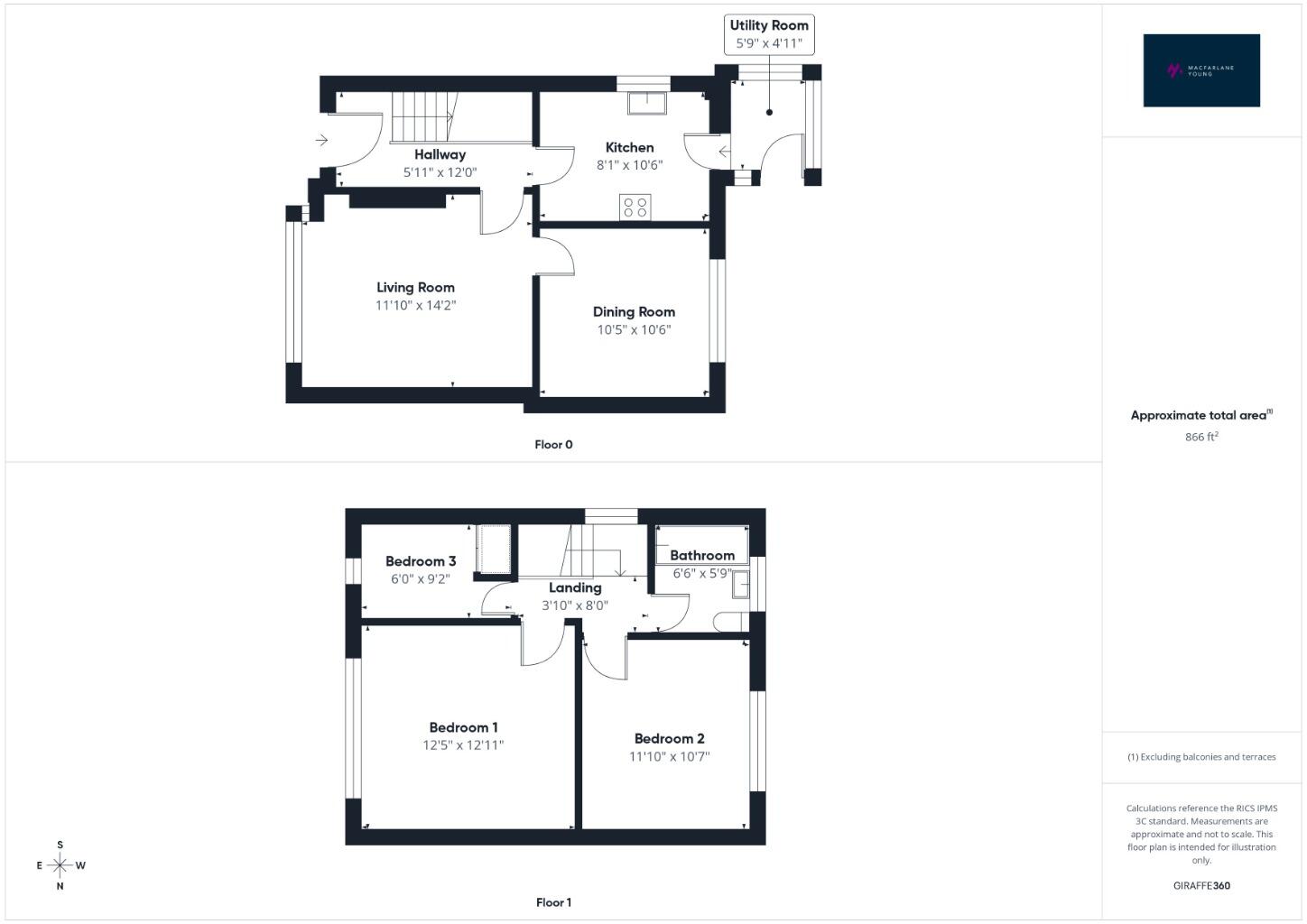 Penilee Road, Paisley, PA1 floorplan