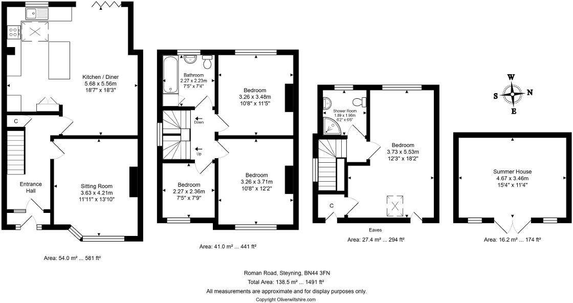 Roman Road, Steyning, West Sussex, BN44 3FN floorplan