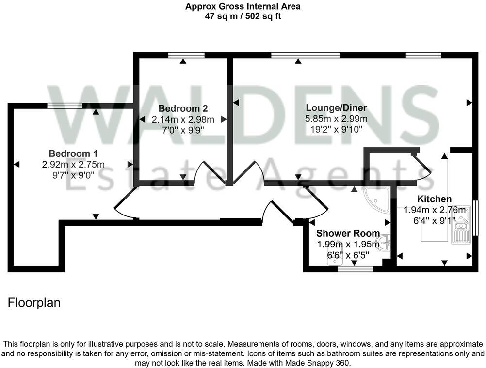 High Street, Kempston, Bedford, MK42 floorplan