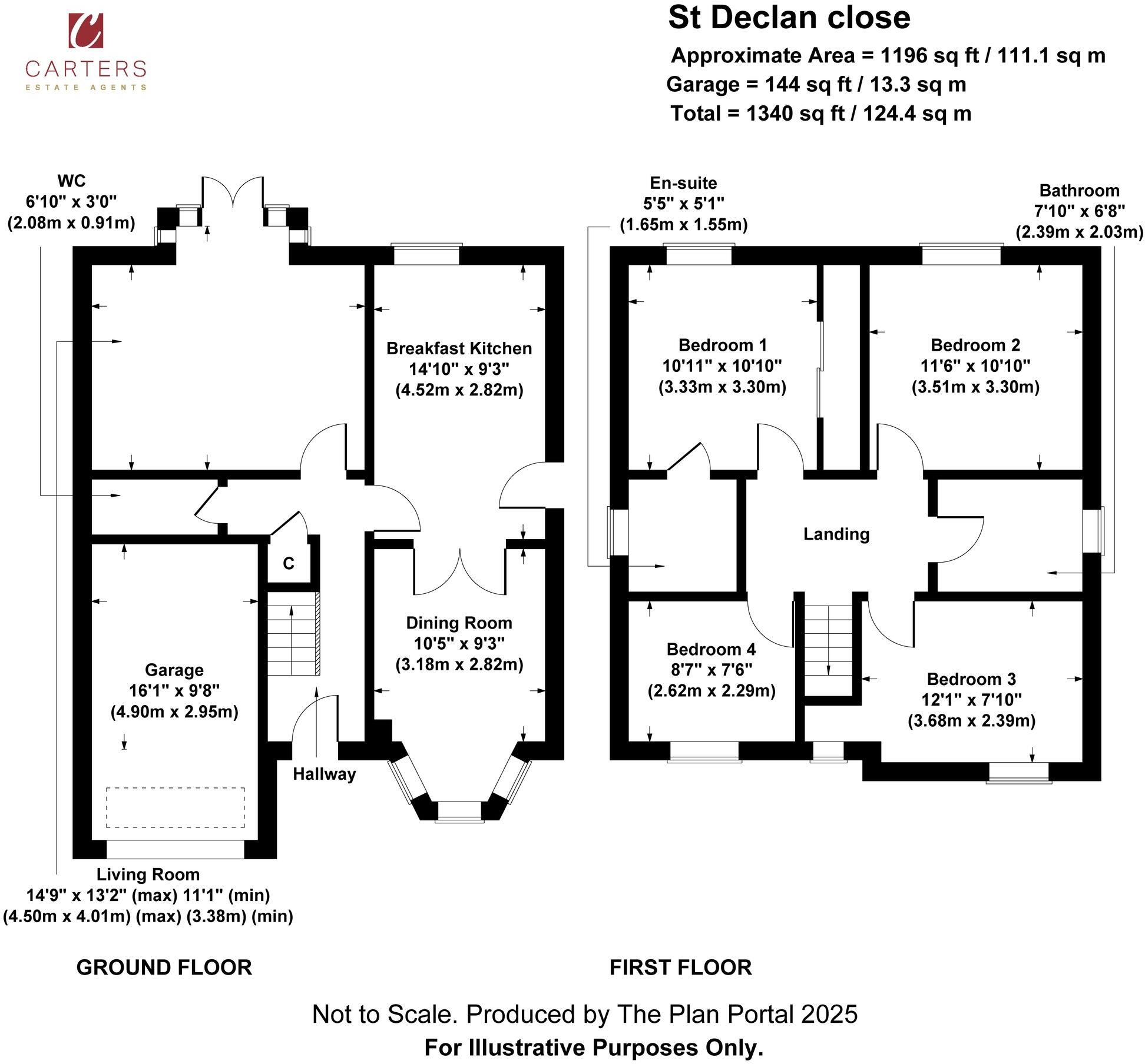 St. Declan Close, Nuneaton, CV10 floorplan