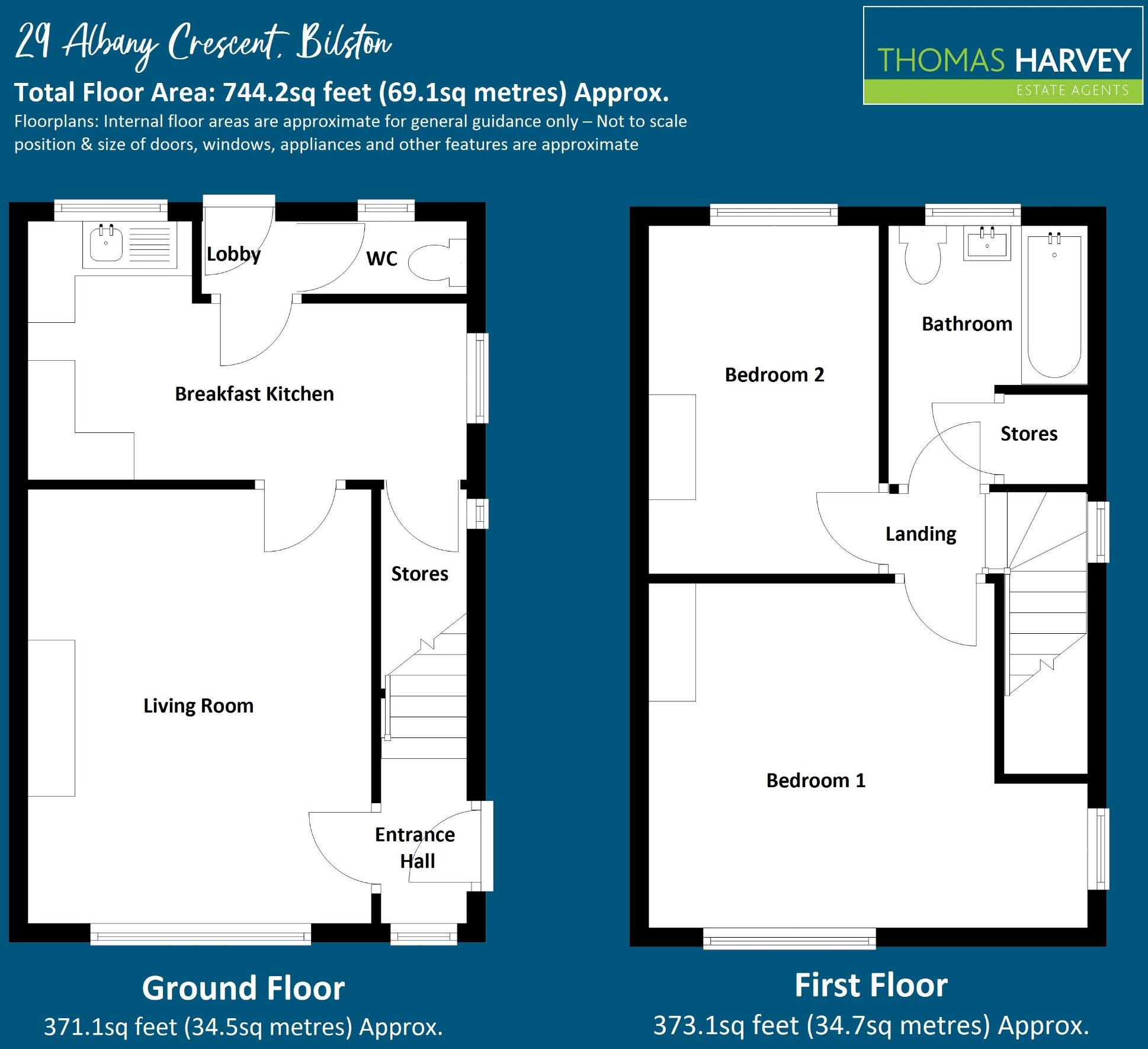 Albany Crescent, Wolverhampton, West Midlands, WV14 floorplan