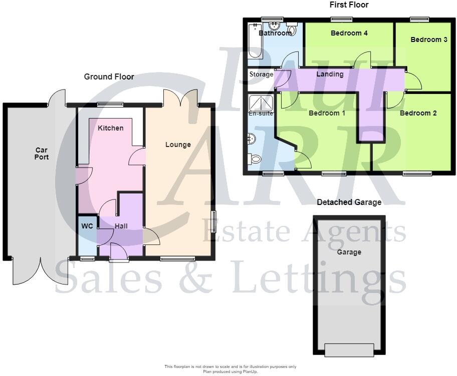 St. Helens Lane, Appleby Magna, Swadlincote. DE12 7DF floorplan