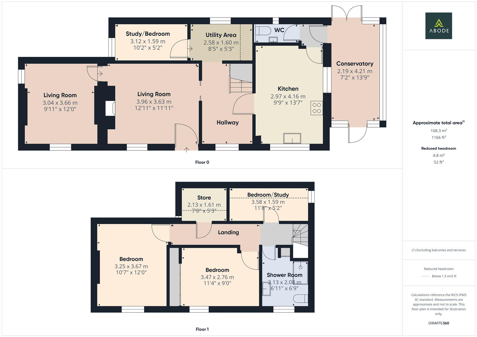 Babbs Lane, Doveridge, Derbyshire floorplan