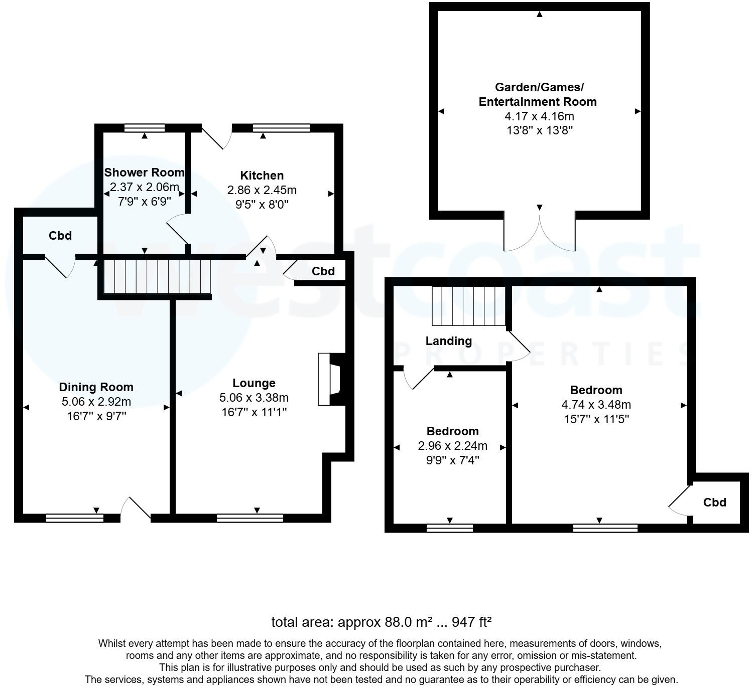 Silver Street, West Huntspill, Highbridge, Somerset, TA9 floorplan