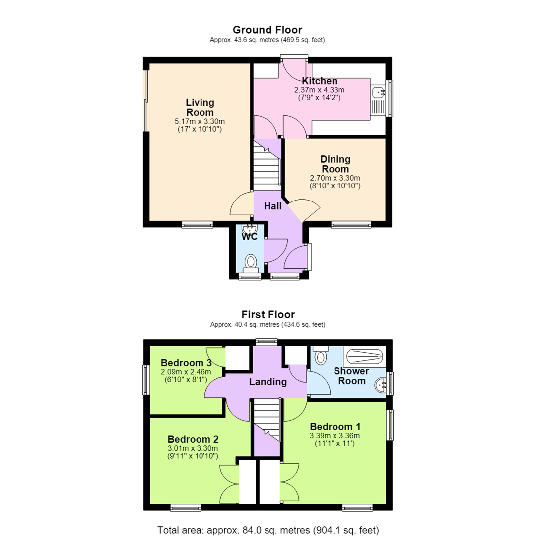 Saddlers Way, Raunds floorplan