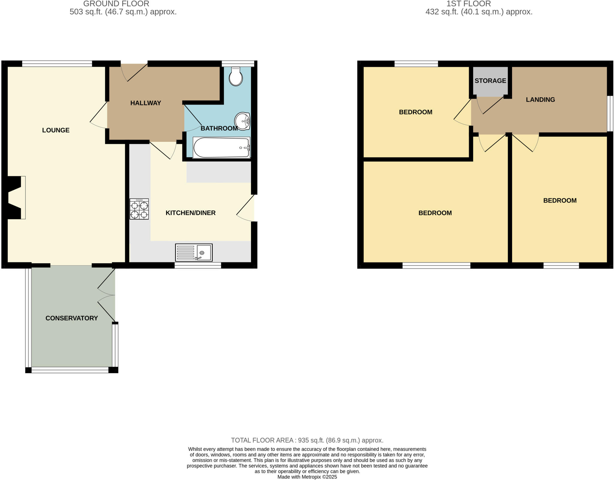 Long Walk, Scarborough floorplan