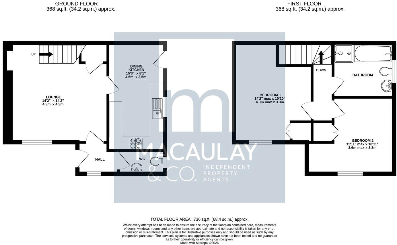 Albert Road, Off Holme Lane, Cross Hills, BD20 7LE floorplan