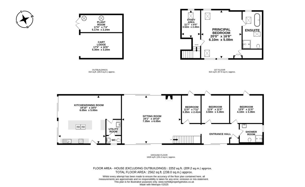 Norwich, Kerdiston, NR10 4 floorplan