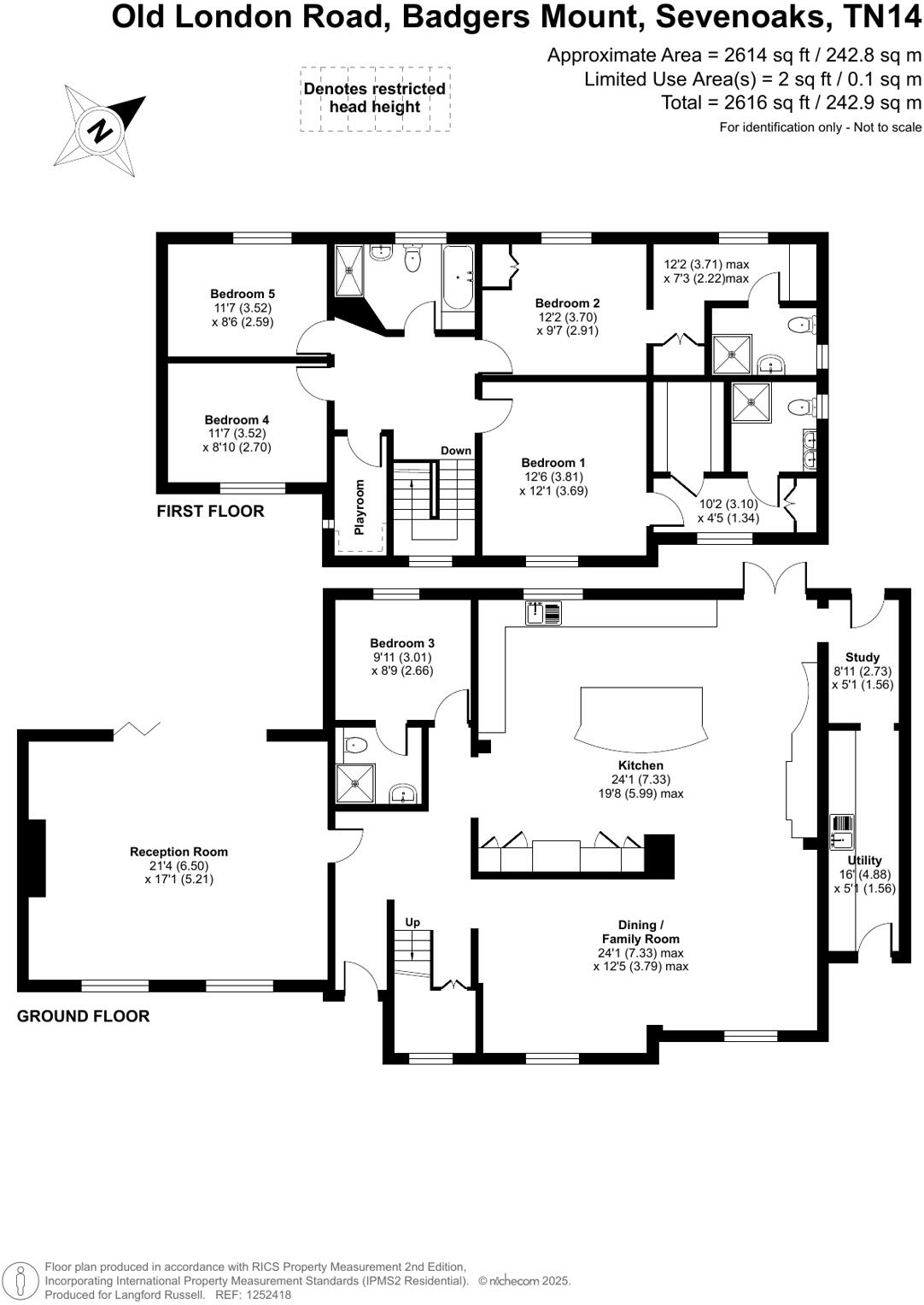 Old London Road, Badgers Mount, Sevenoaks floorplan