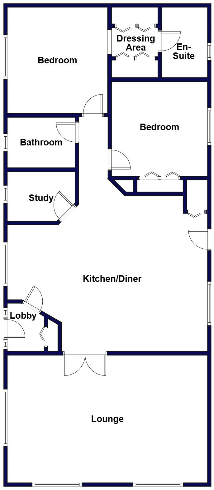 Cerne Villa, Chickerall, Dorset floorplan