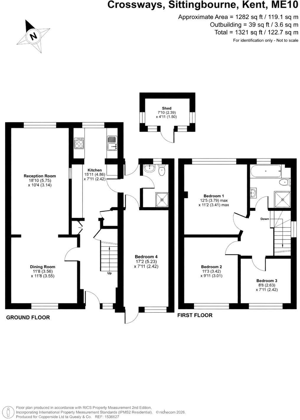 Crossways, Sittingbourne, Kent, ME10 floorplan