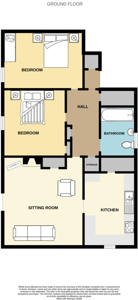 12a Lanton Place, Hawick TD9 7QL floorplan