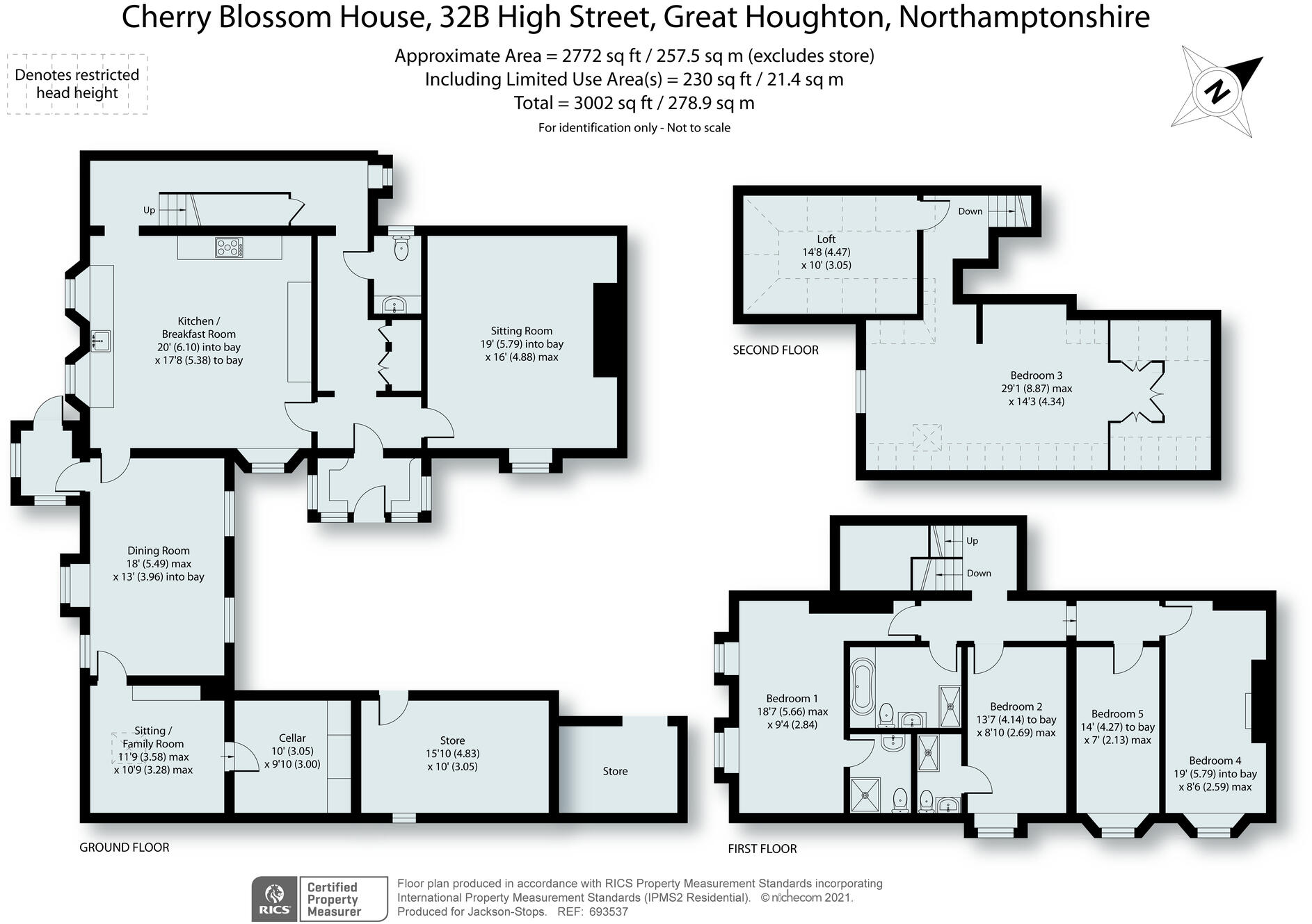 32b High St, Great Houghton, Northampton, NN4 floorplan