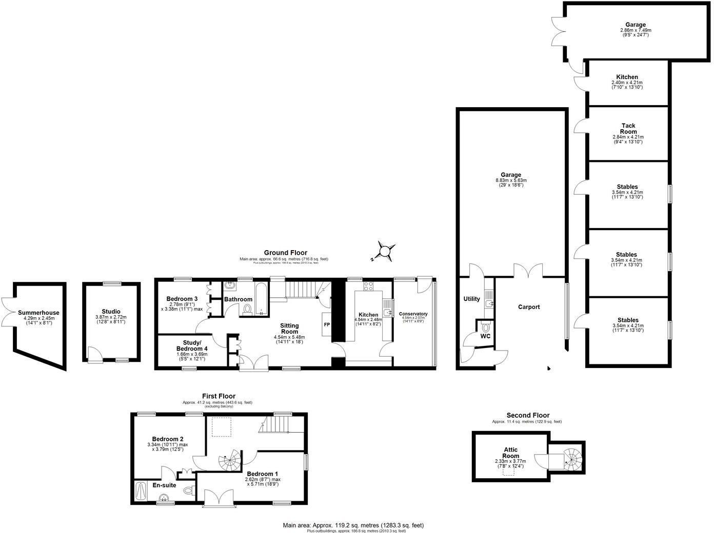 East Allington, Totnes floorplan