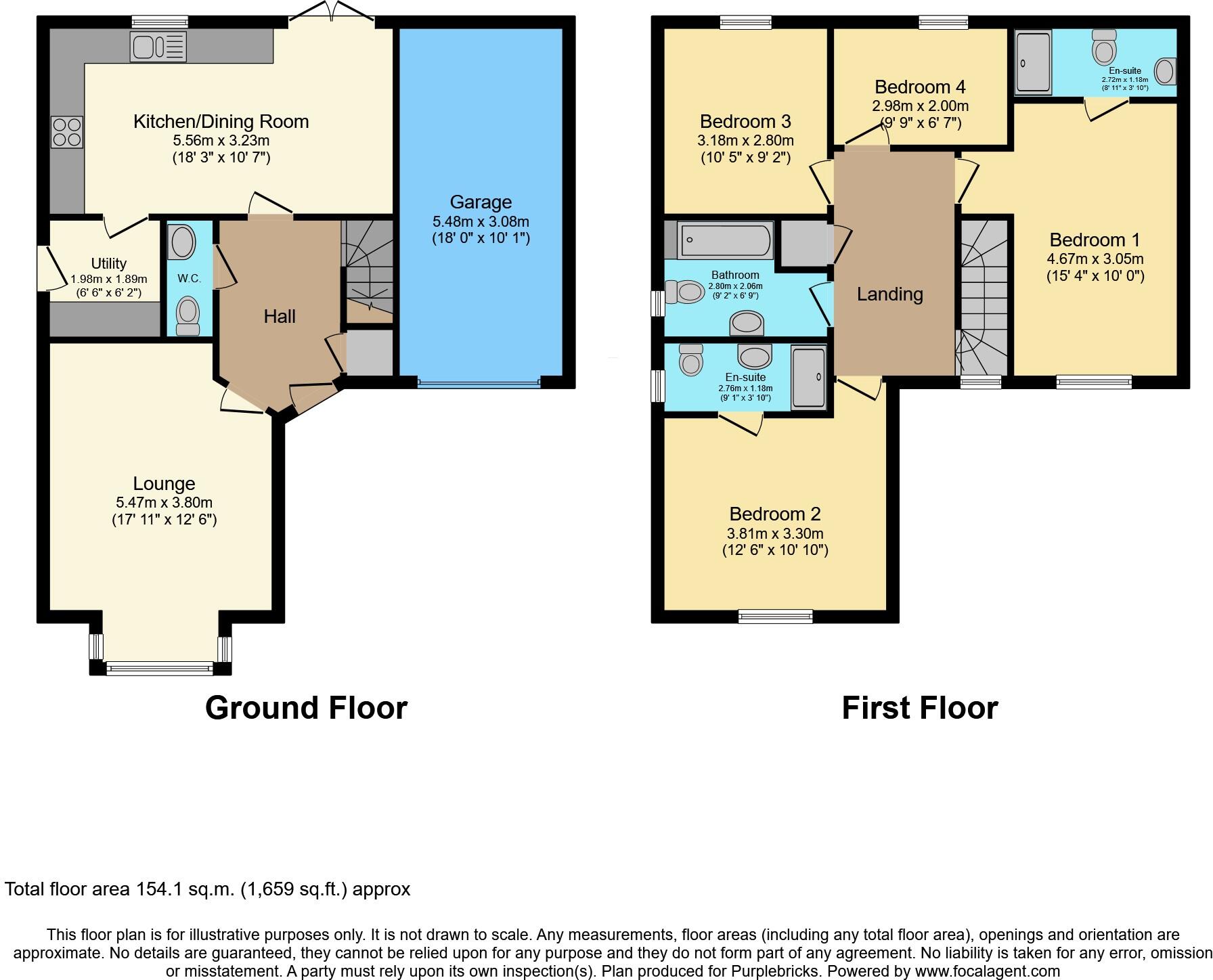 Rosbery Close, Preston, PR4 floorplan