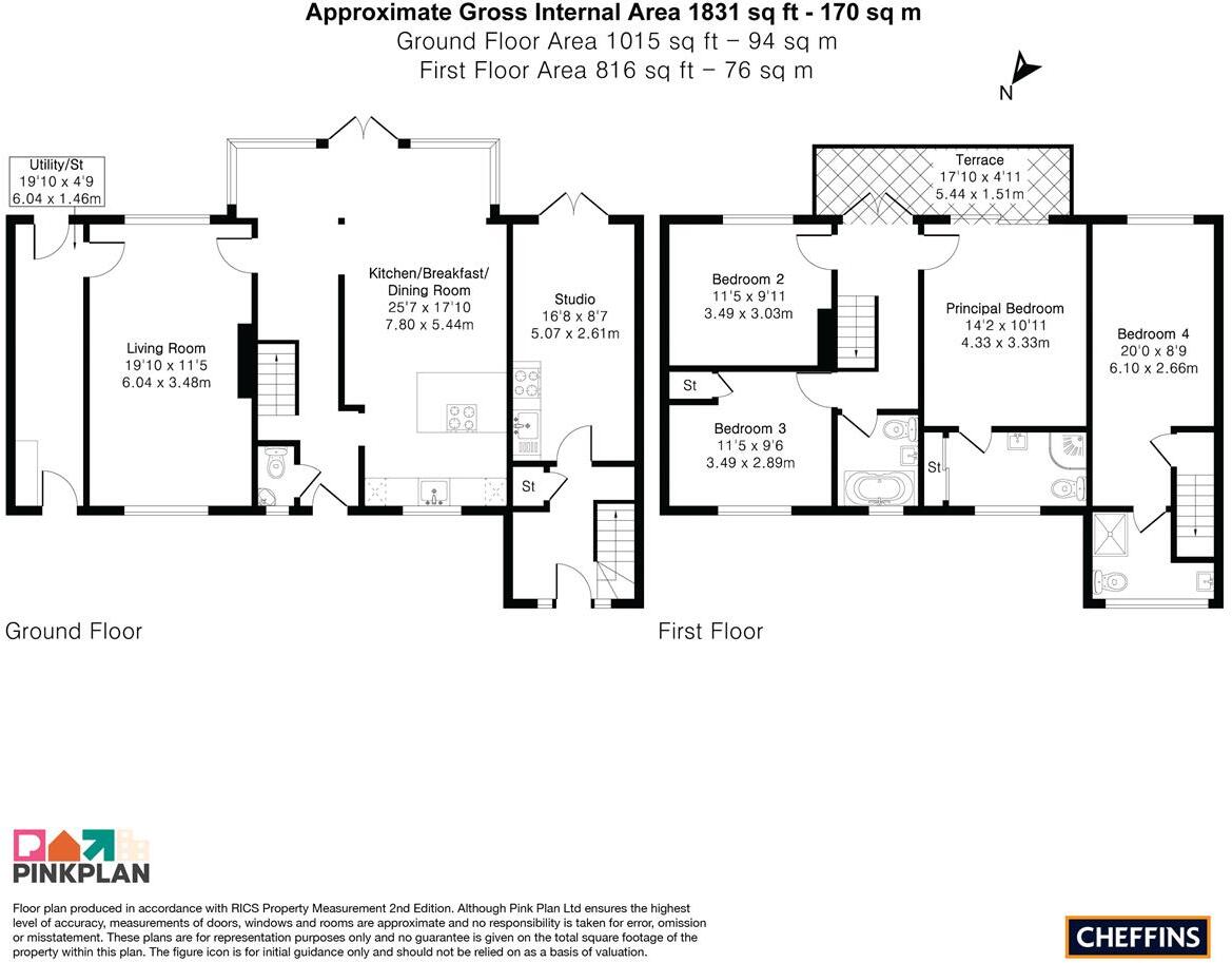 Fen Road, Cambridge floorplan