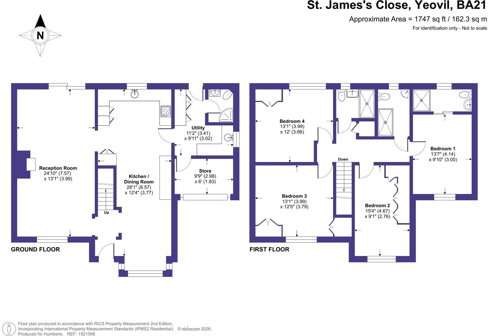 St. James's Close, Yeovil, Somerset floorplan