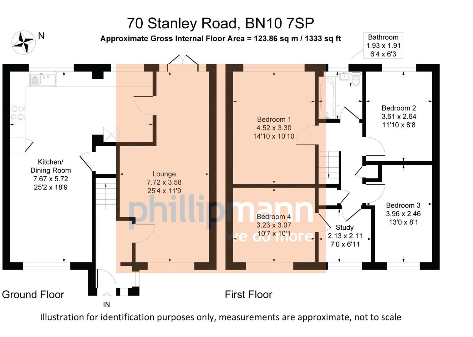 Stanley Road, Peacehaven floorplan
