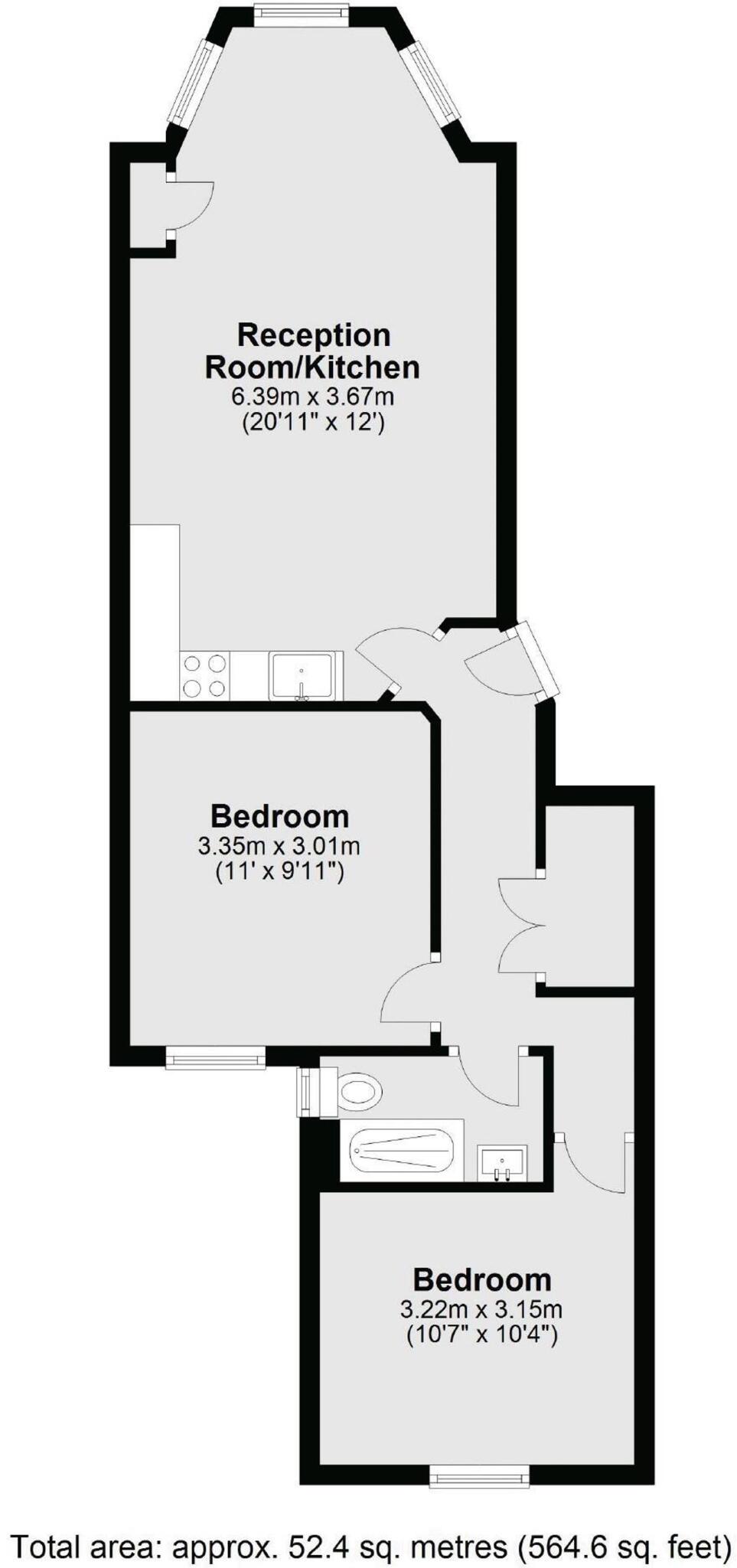 Ongar Road, London, SW6 floorplan