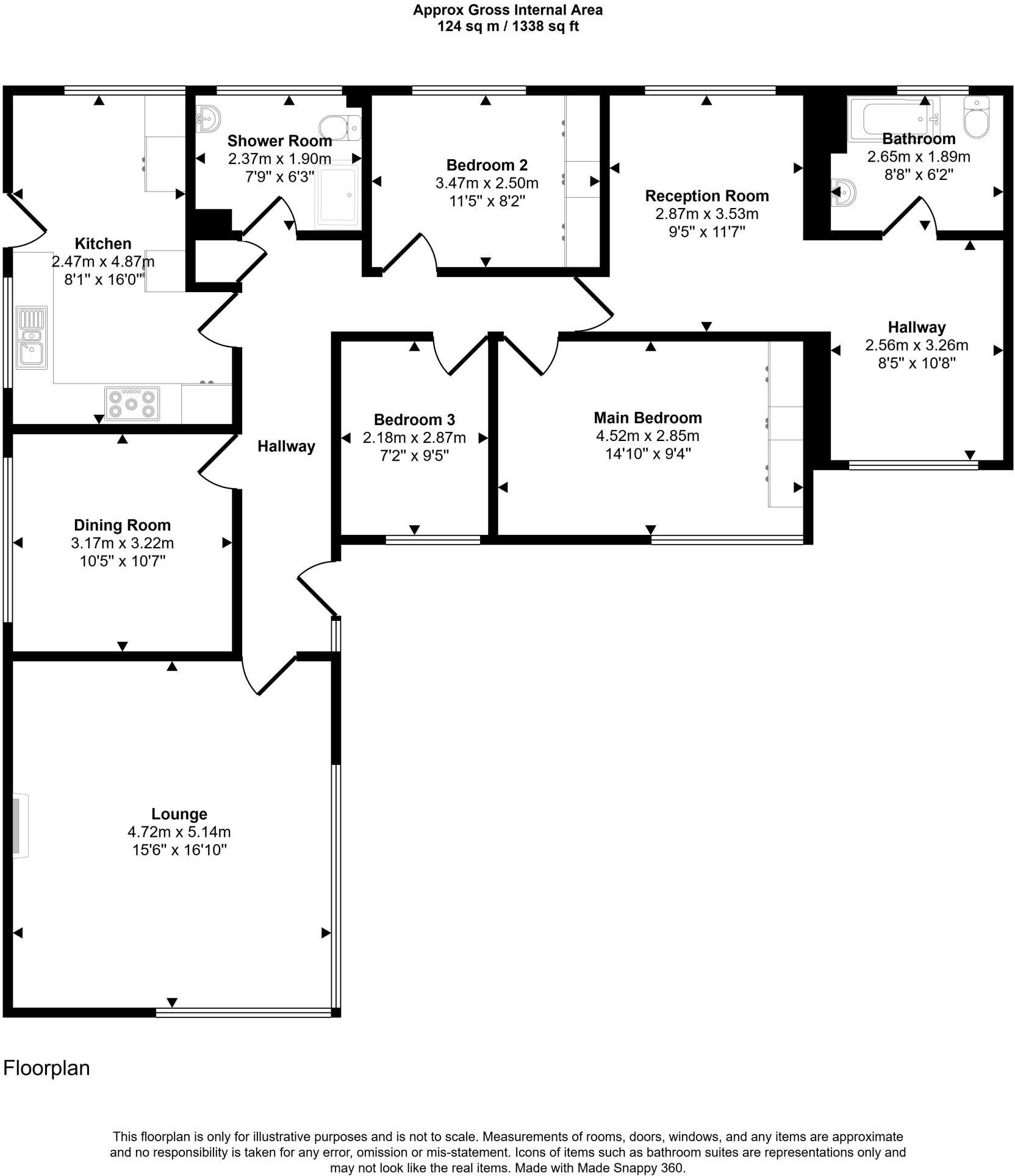Mace Lane, Treorchy, Rhondda Cynon Taff. CF42 6DS floorplan