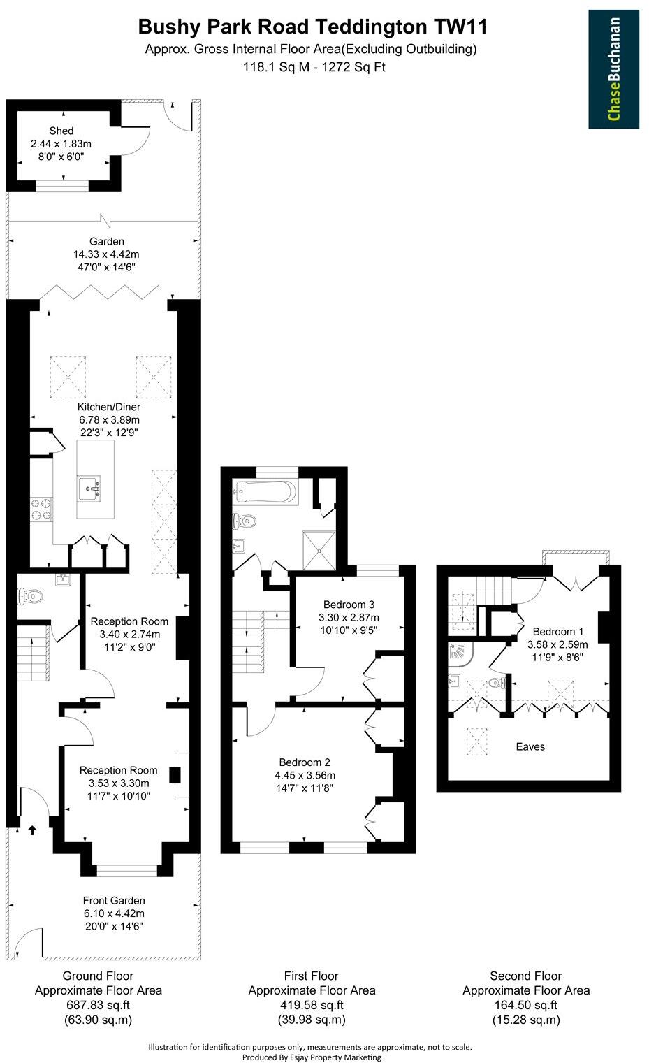 Bushy Park Road, Teddington floorplan