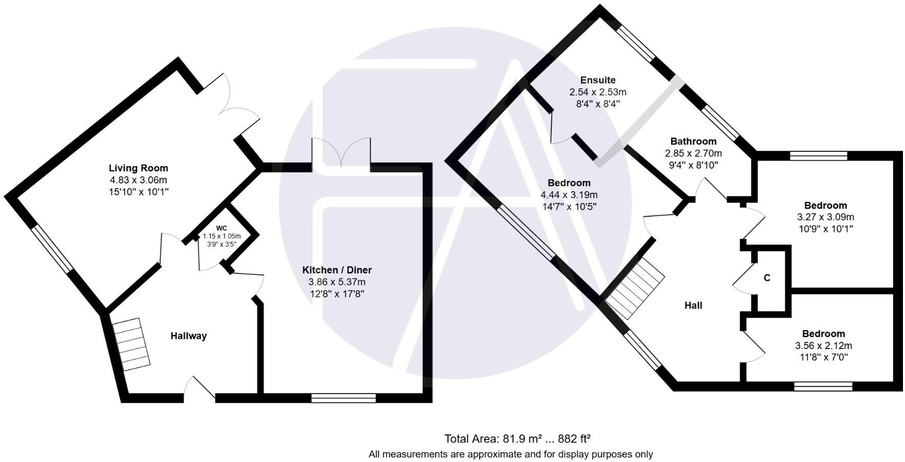 Calverton Drive, Southport, Merseyside, PR8 5FQ floorplan