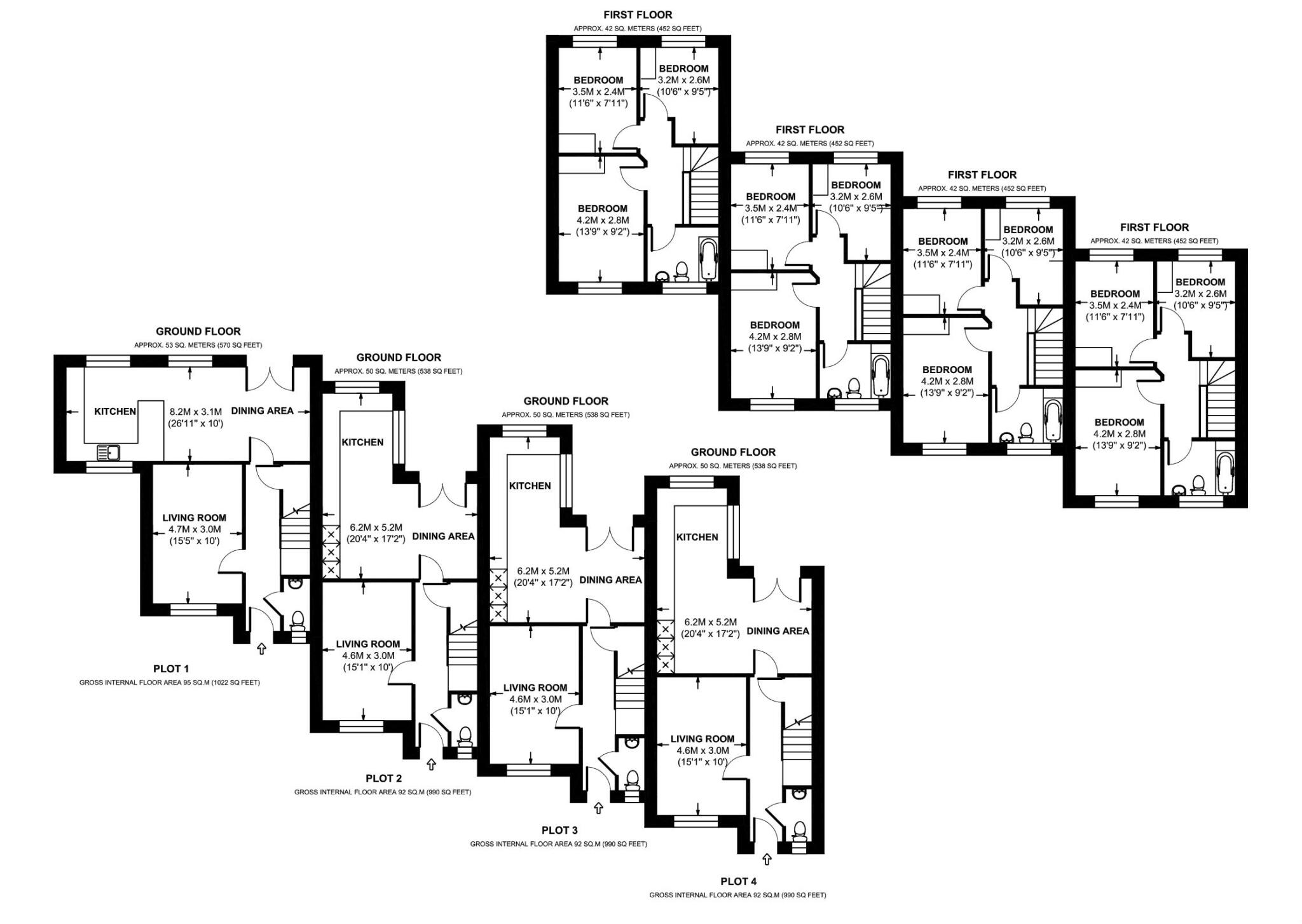 Rose Street, Middleton, Manchester, Greater Manchester, M24 floorplan