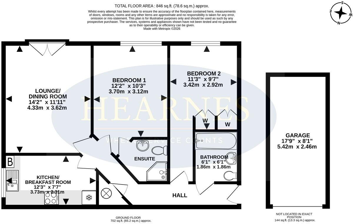 Wimborne Road East, Ferndown, BH22 floorplan