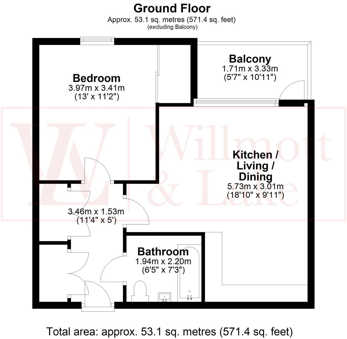 Morton Peto Road, Bishop's Stortford, CM23 floorplan