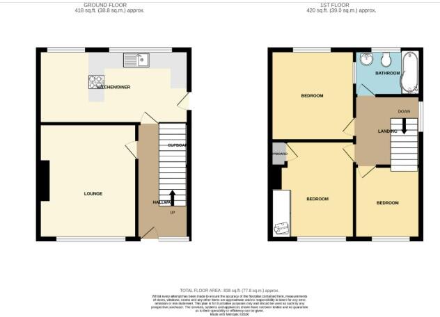 Moor Lane, Newby, Scarborough, North Yorkshire floorplan