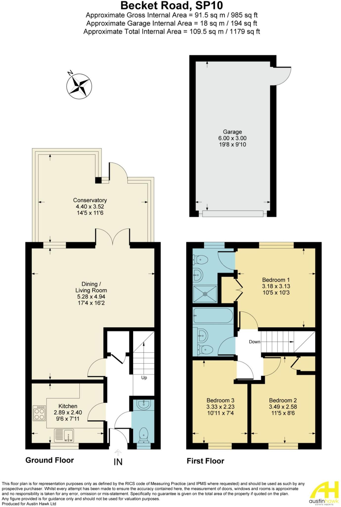 Beckett Road, Andover, SP10 floorplan