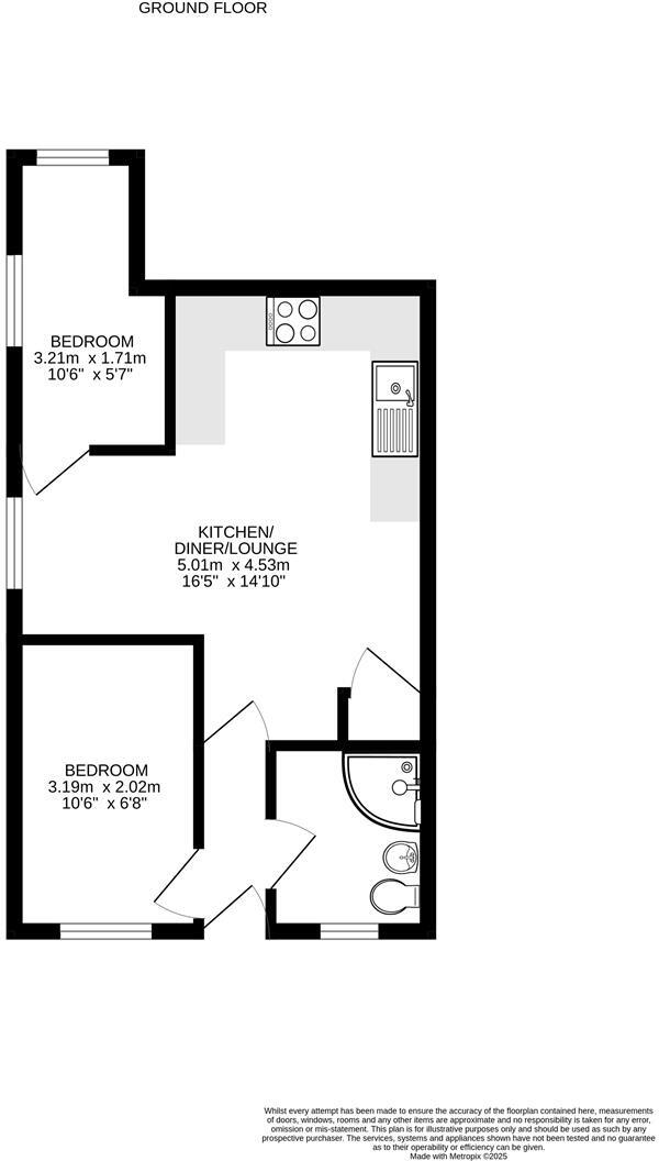 Carbis Bay, Apartment close to local amenities floorplan