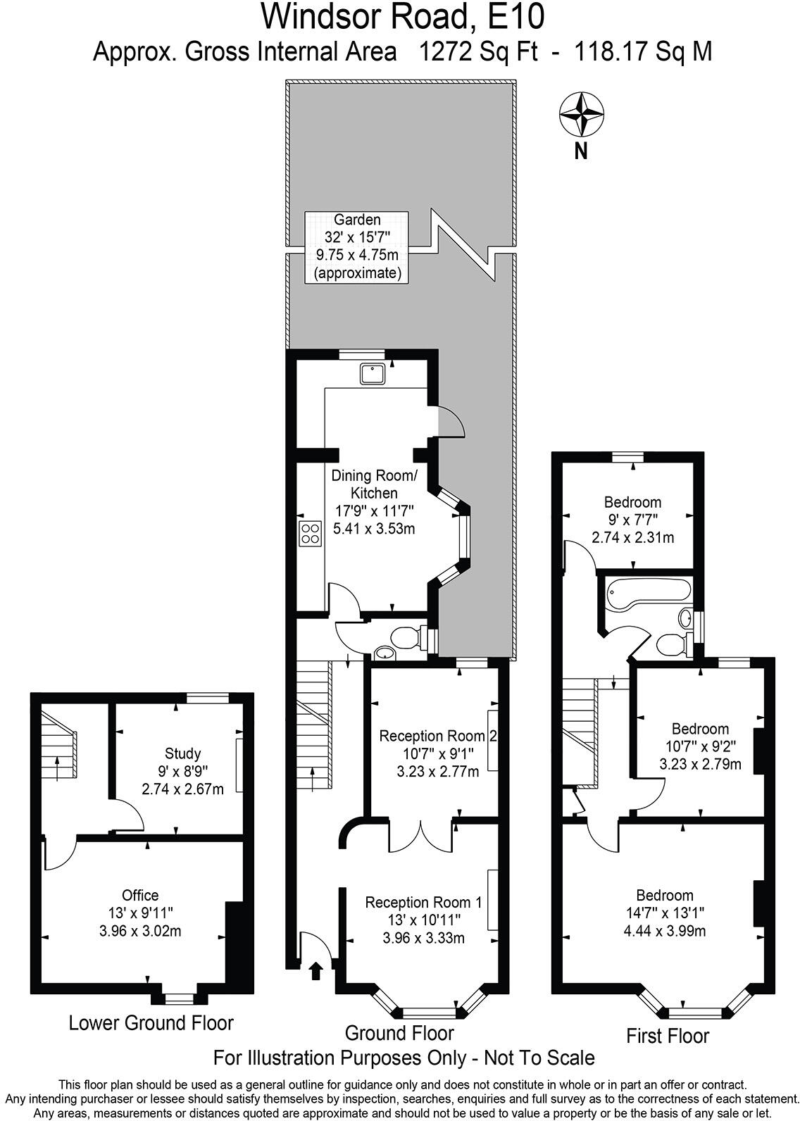 Windsor Road, London, E10 floorplan