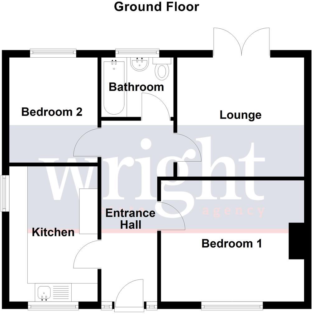 Backing Onto Fields * Godshill floorplan