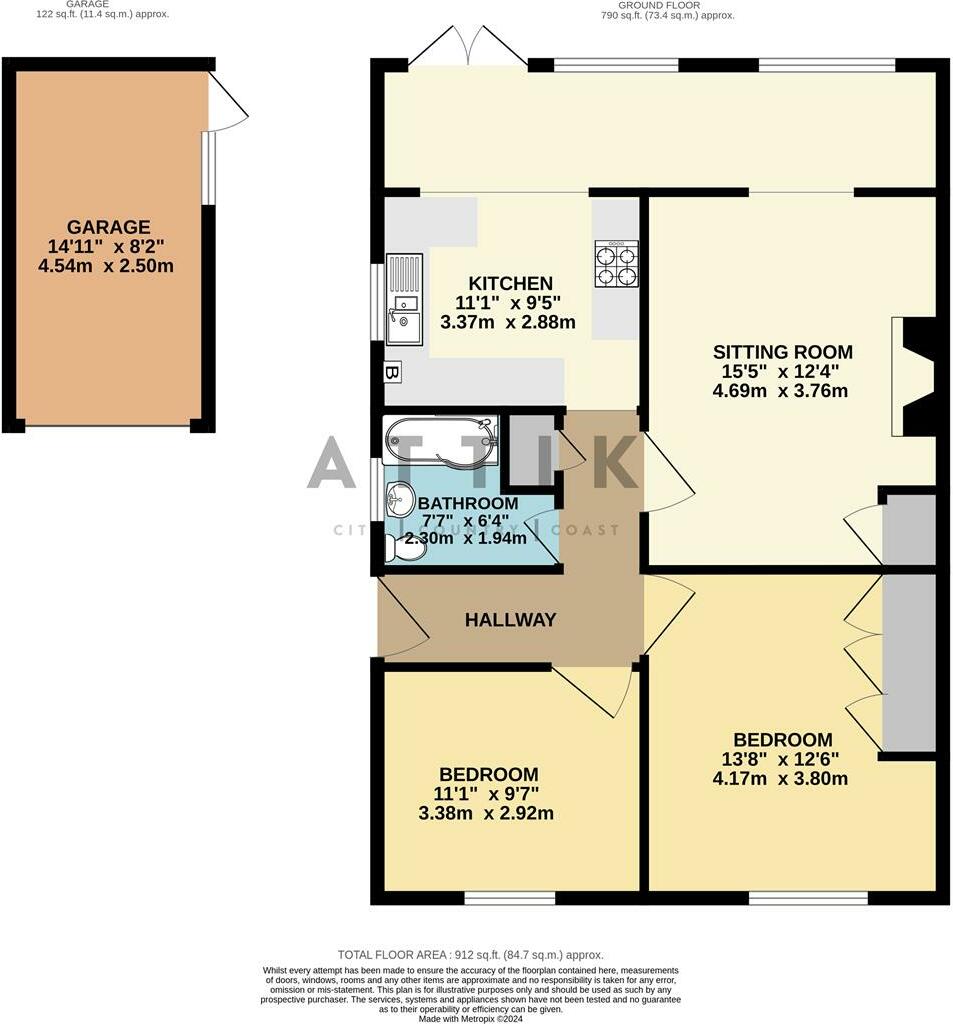 Queens Drive, Halesworth floorplan
