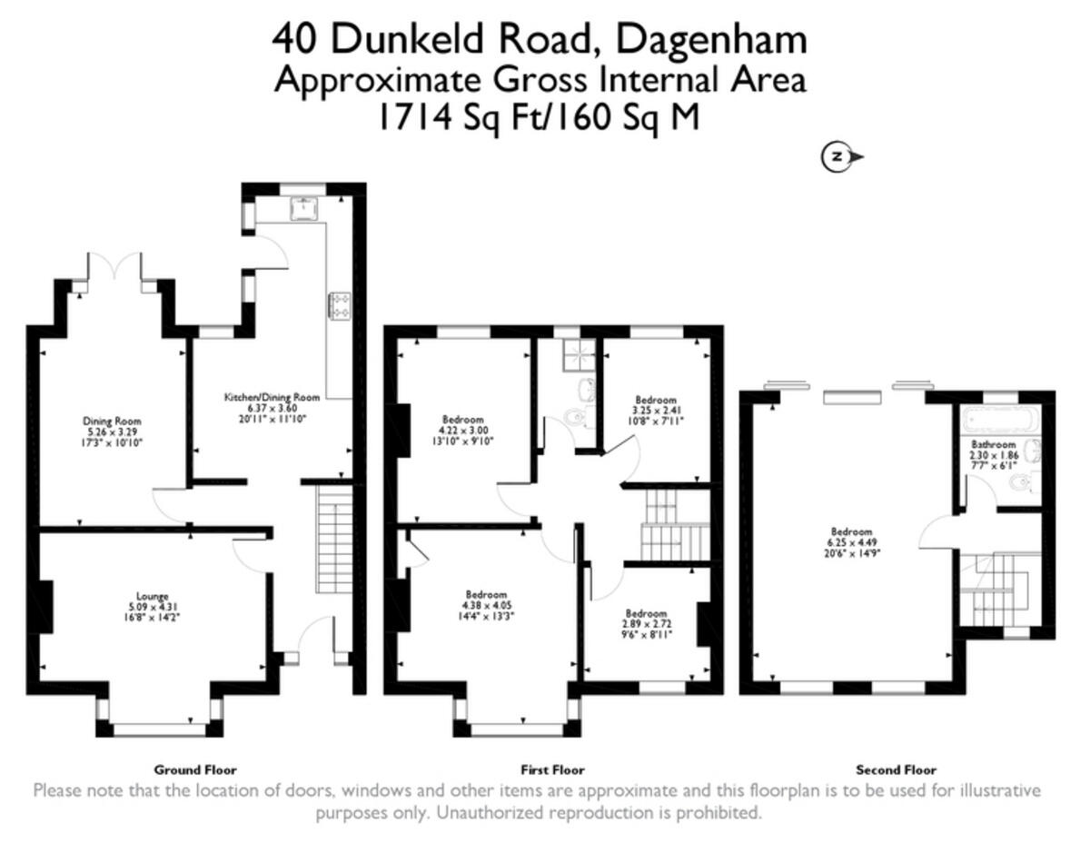 Dunkeld Road, Dagenham, RM8 floorplan