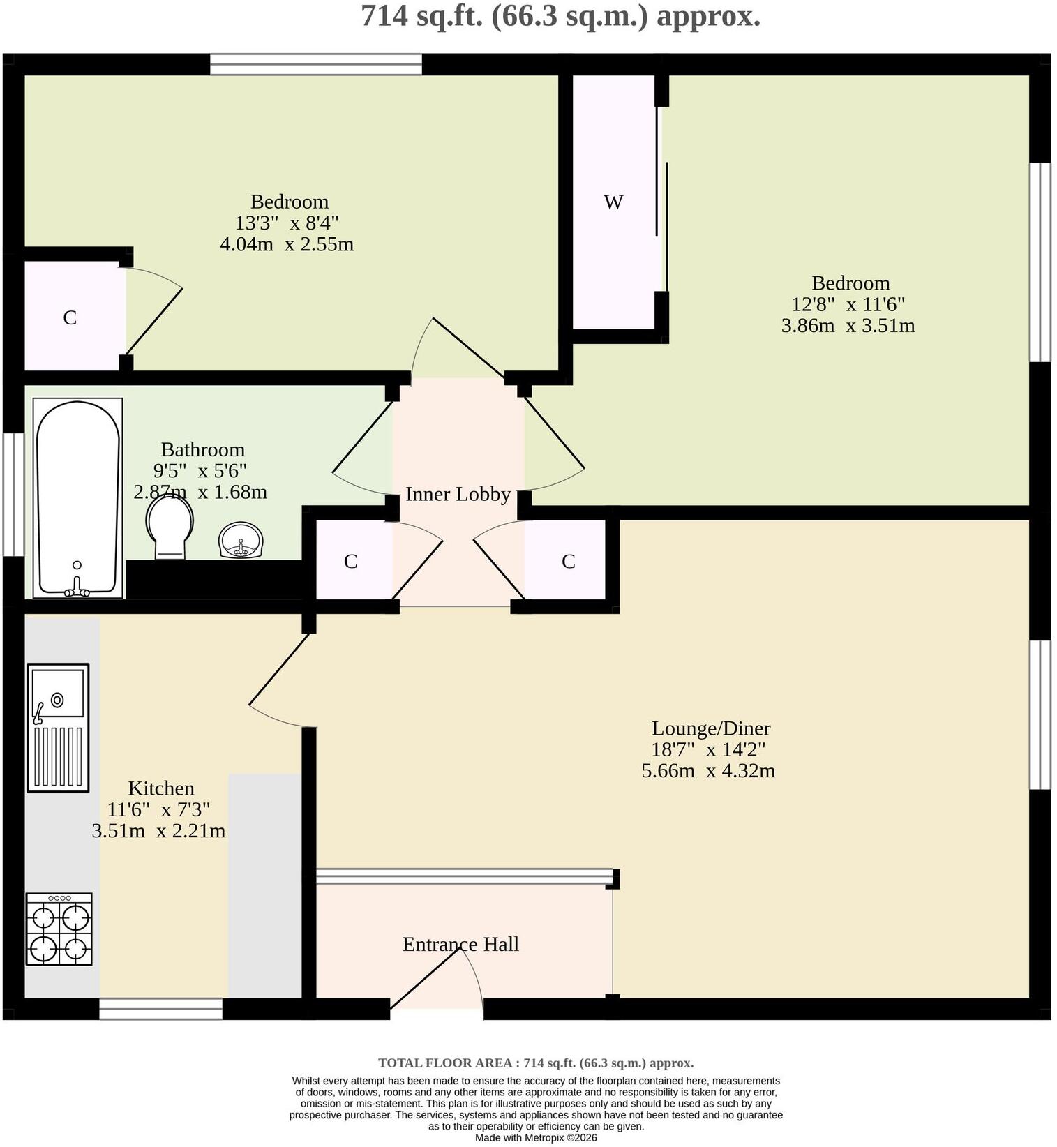 Bowers Avenue, Norwich floorplan