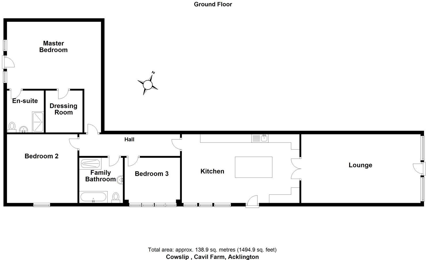 Cavil Head Farm, Acklington, Morpeth floorplan